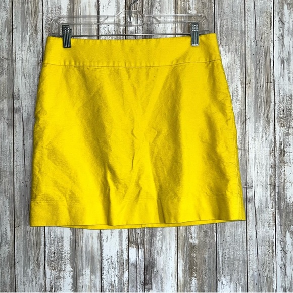 J. Crew Dresses & Skirts - J. Crew Lemon Yellow A Line Skirt